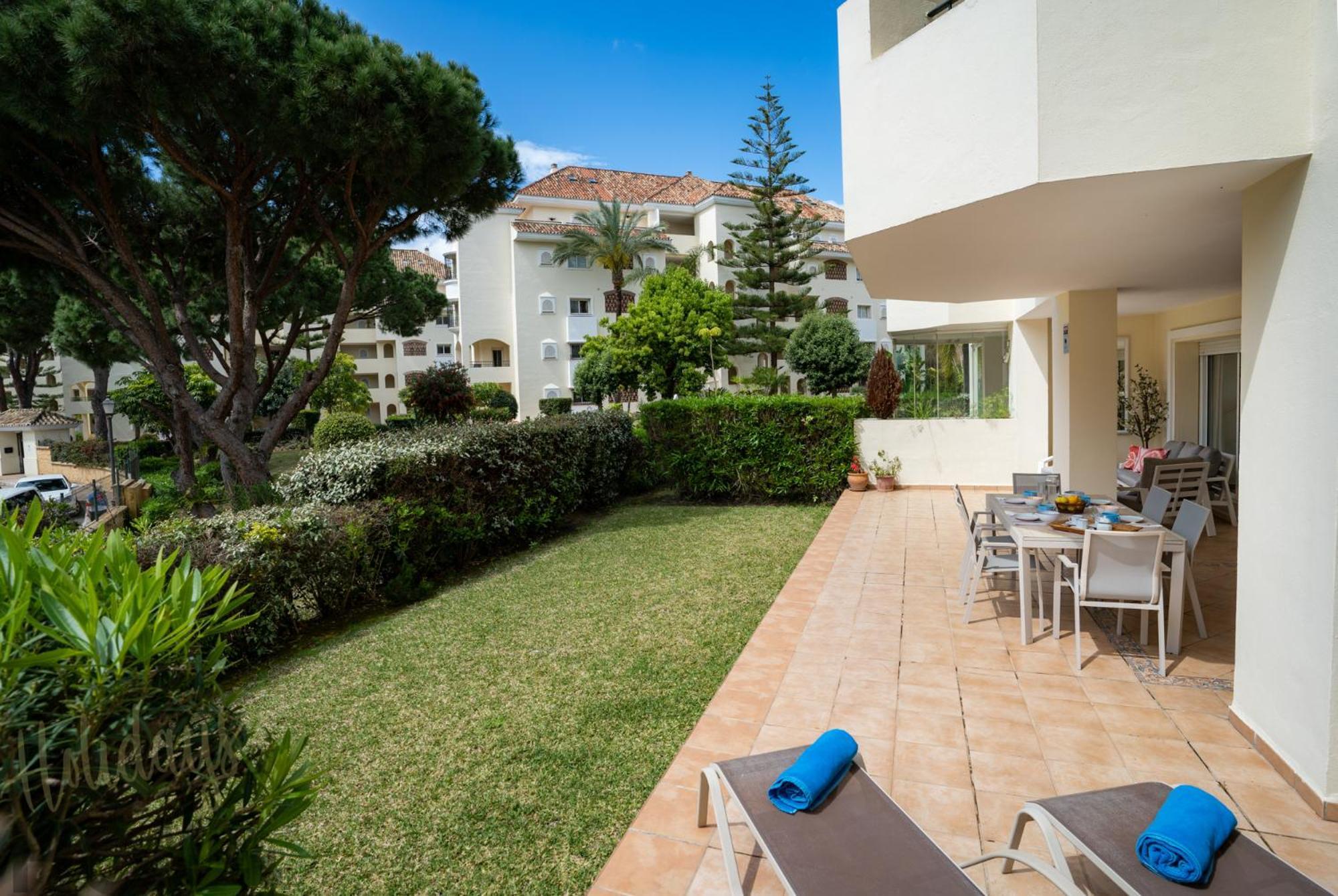Ferienwohnung Hacienda Playa Elviria 300 M Playa,Jardin , 2 Hab ,Marbella Exterior foto
