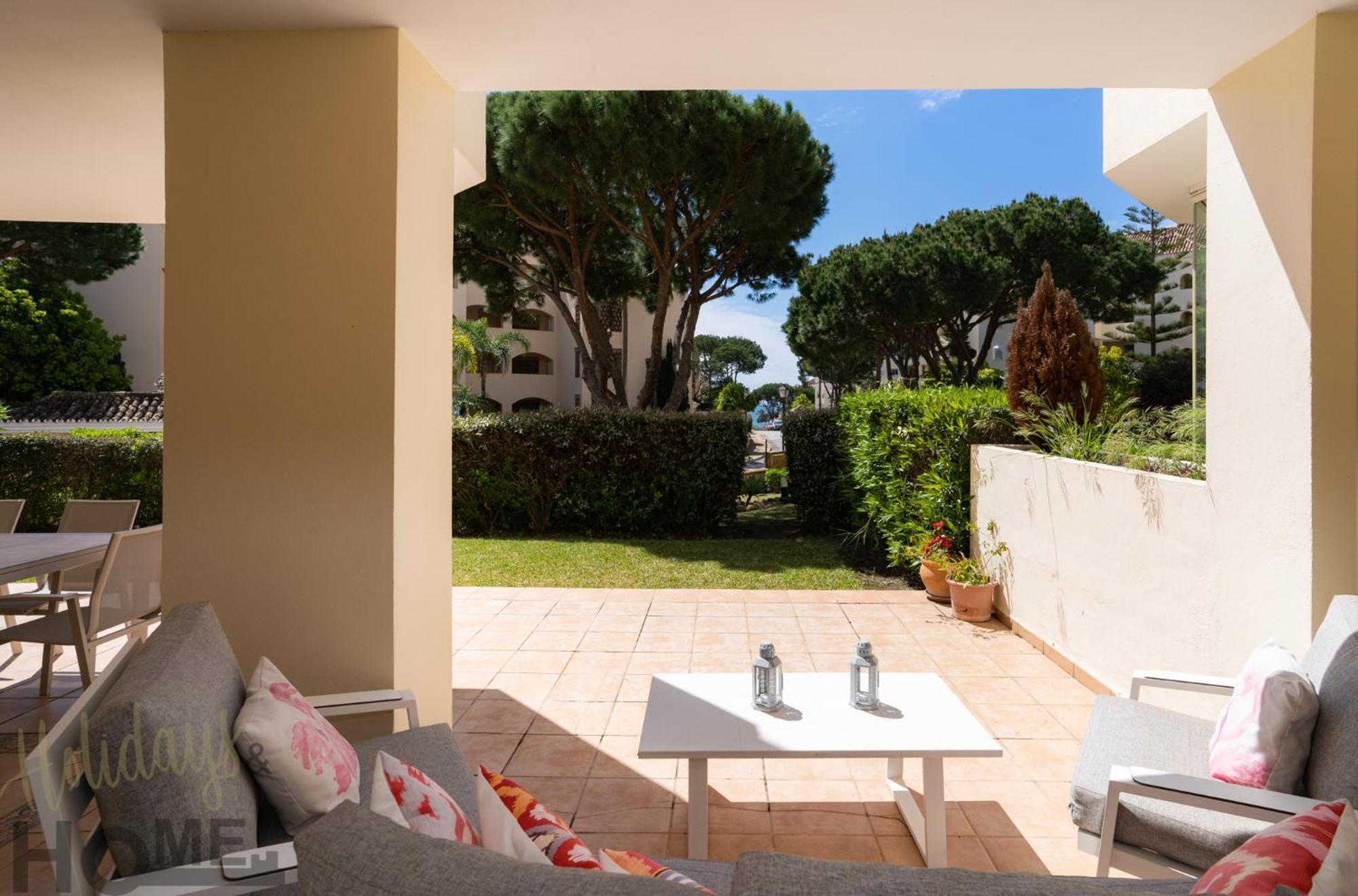 Ferienwohnung Hacienda Playa Elviria 300 M Playa,Jardin , 2 Hab ,Marbella Exterior foto