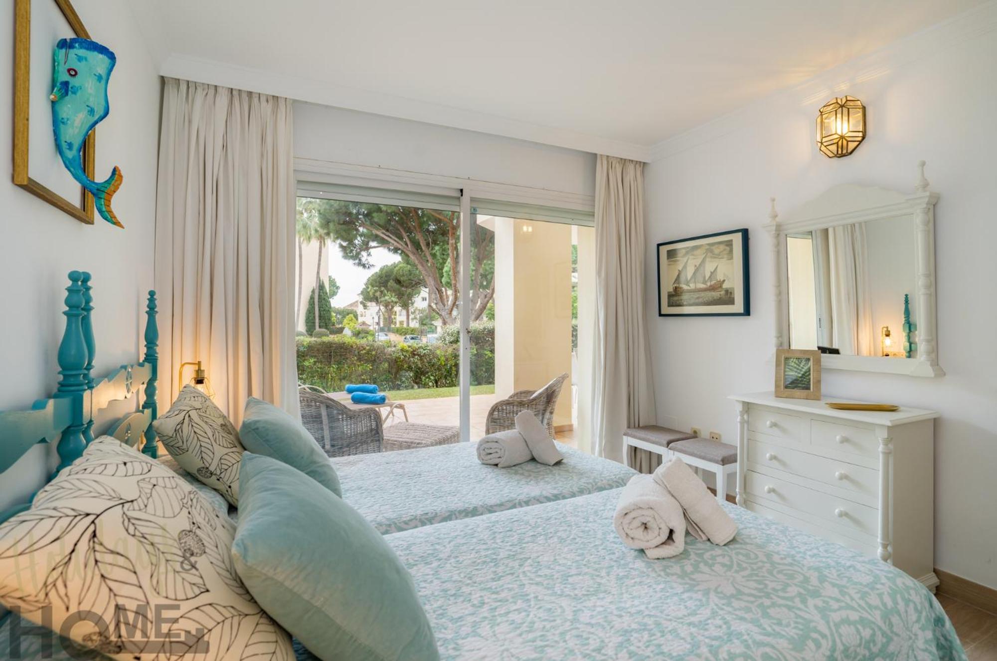 Ferienwohnung Hacienda Playa Elviria 300 M Playa,Jardin , 2 Hab ,Marbella Exterior foto